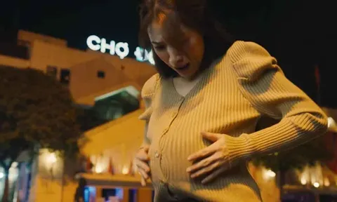 Nhan sắc của 'bà bầu' Hòa Minzy trong video quay lén khiến dân tình thích thú