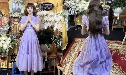 Động thái lạ của Lâm Khánh Chi sau khi gây tranh cãi mặc váy công chúa đi đám tang NSƯT Vũ Linh