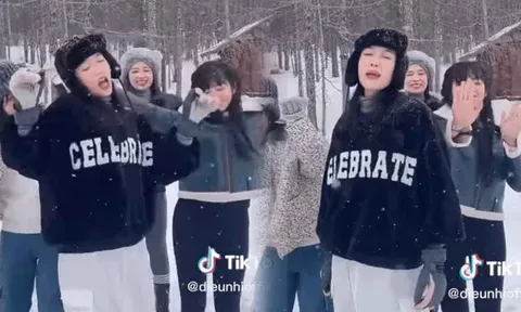 Video: 'Thánh phá hit' Diệu Nhi khoe giọng hát giữa trời tuyết: CDM nghe muốn 'cảm lạnh'