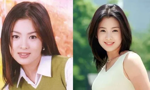 Nhan sắc của Song Hye Kyo năm 18 tuổi khiến fan không nhận ra