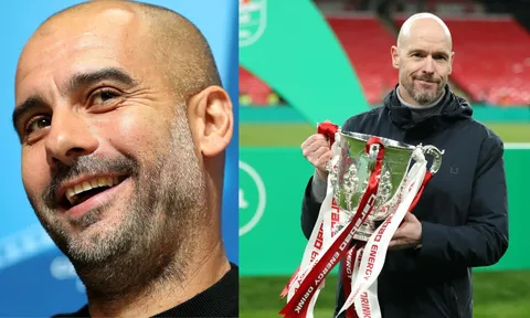 Sau Carabao, Pep 'khinh khỉnh' nói về cơ hội để MU vô địch nước Anh