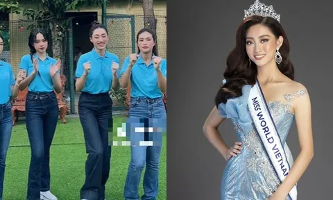 Video: Lương Thùy Linh 'quậy đục nước' cùng Thiên Ân - Thanh Thủy, nhan sắc có bị đàn em lấn át?