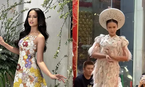 Video: Ngọc Châu khoe thần thái đỉnh cao trong thiết kế áo dài