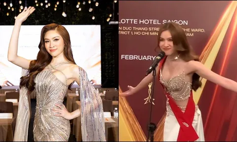 Video: Thanh Thanh Huyền tự hào hô vang Việt Nam tại Miss Charm 2023, thần thái 'chặt chém' miễn bàn