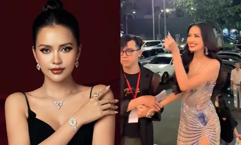 Video: CAM thường tóm trọn khoảnh khắc Ngọc Châu dự sự kiện, nhan sắc thật có 'sắc nước hương trời' như đồn thổi?