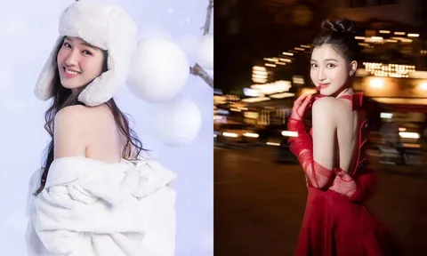Phương Nhi ngọt ngào xuống phố, lưng trần trắng 'phát sáng' mới gây chú ý