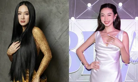 Sao Việt chống 'hớ hênh' trên thảm đỏ: Angela Phương Trinh dùng tóc, Thùy Tiên dùng tay che chắn vòng 1