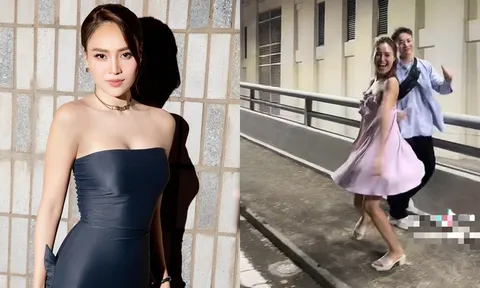Video: Ninh Dương Lan Ngọc diện váy hai dây, nhảy nhót vui vẻ cùng 1 nam thần