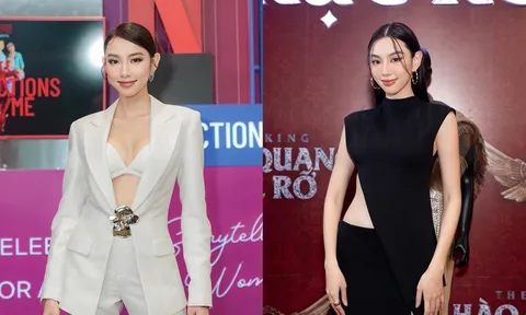 Thùy Tiên diện áo xẻ hiểm hóc, giật spotlight tại sự kiện của Đàm Vĩnh Hưng