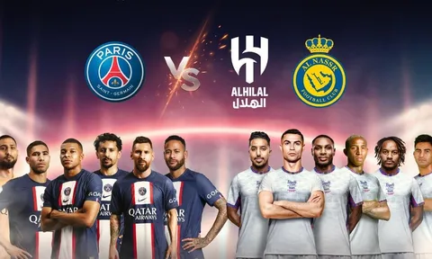Hôm nay PSG vs Al Nassr & Al Hilal All Stars: Ronaldo đối đầu Messi?