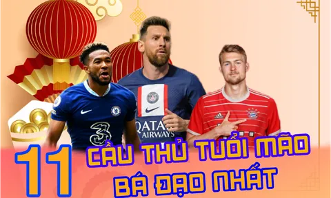 Siêu đội hình tuổi Mão đủ sức xé toạc mọi hàng thủ: Messi và phần còn lại