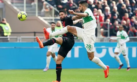 Thi đấu bạc nhược, AC Milan thảm bại đau đớn trước Sassuolo