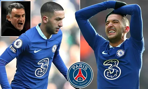 Bị 'chơi xỏ' vụ Ziyech, HLV PSG chỉ trích Chelsea giống 'gánh xiếc hạng A'