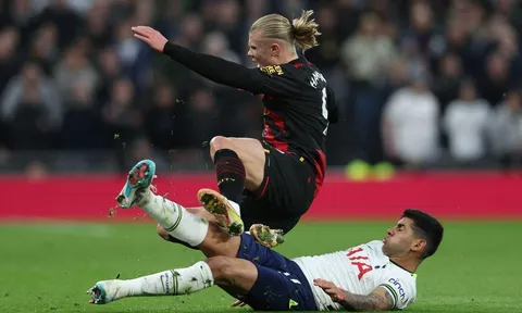 Thua sát nút Tottenham, Man City hụt hơi trong cuộc đua vô địch Ngoại hạng Anh