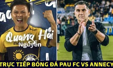 Xem trực tiếp bóng đá Pau FC vs Annecy ở đâu, kênh nào? Link xem bóng đá trực tuyến Quang Hải Pau FC