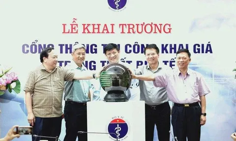 Nóng: Công khai giá trang thiết bị y tế trên Cổng thông tin của Bộ Y tế