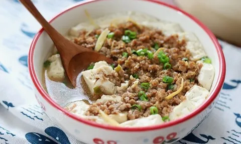 Chỉ 15 phút có ngay món đậu hấp thịt bằm ngon đến bất ngờ