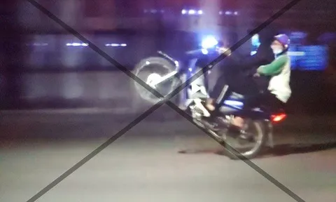 Tạm giữ hơn 10 đối tượng phóng xe lạng lách tốc độ cao quanh hồ Hoàn Kiếm bất chấp lệnh cách ly xã hội