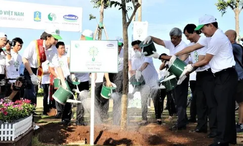 Vinamilk và hành trình 9 năm trồng cây góp phần chống biến đổi khí hậu, ô nhiễm môi trường