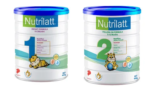 Không nên cho trẻ sử dụng Nutrilatt 1 và Nutrilatt 2 vì hàm lượng sắt và kẽm thấp hơn quy định