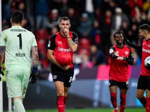 Bayer Leverkusen 5-2 Heidenheim: Schick lập hat-trick, ĐKVĐ ngược dòng đẳng cấp