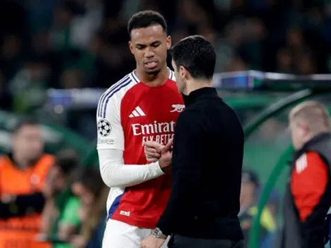 Arteta lo lắng khi Gabriel Magalhães bị đau phút cuối