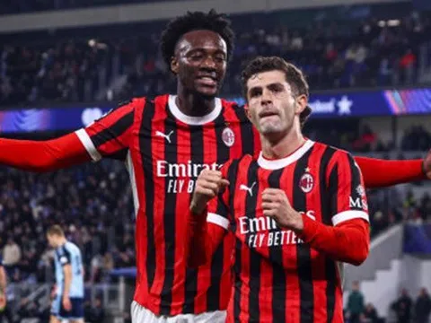 Slovan Bratislava 2-3 AC Milan: Ngày của Pulisic và Abraham