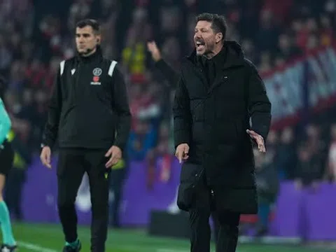 Simeone hài lòng về sự bùng nổ của Atletico