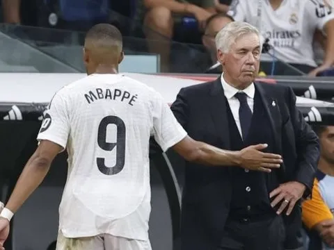 Carlo Ancelotti cập nhật tình hình chấn thương của Kylian Mbappe