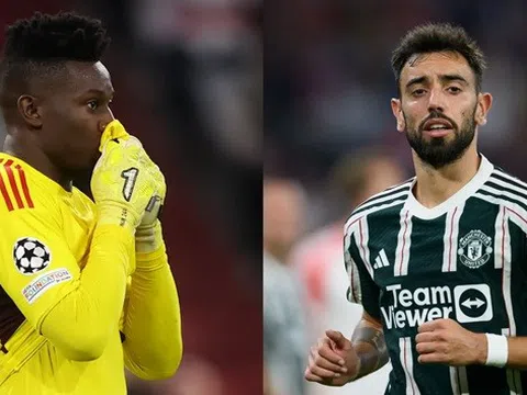 Bruno Fernandes lên tiếng bảo vệ Andre Onana