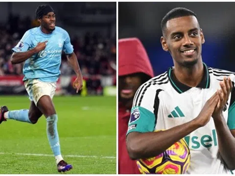 Elanga đưa Nottingham Forest bay vào top 3; Isak 'nổ' hat-trick giúp Newcastle thắng hủy diệt