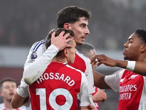 Chấm điểm Arsenal: Trossard ấn tượng; Hàng thủ sáng chói