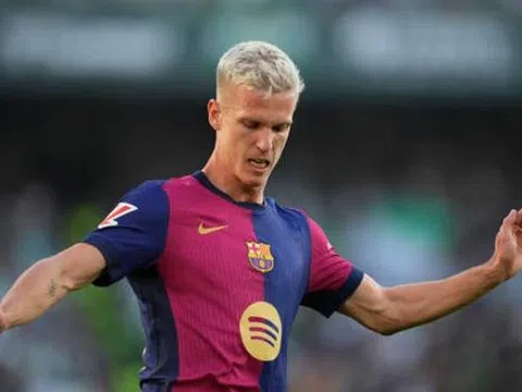 Barcelona báo tin vui, Dani Olmo nuôi hy vọng