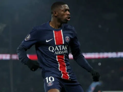 PSG củng cố ngôi đầu bảng trong ngày Dembele lập cú đúp trước Saint-Etienne