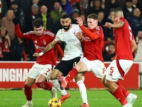 Liverpool thoát hiểm trong trận cầu nghẹt thở với Nottingham Forest