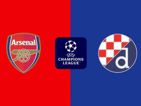 Nhận định Champions League - Arsenal vs Dinamo Zagreb (03h00 ngày 23/01): 2 bàn: Pháo thủ tiến vào vòng knock-out