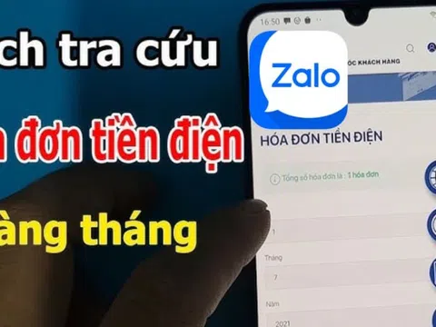 Zalo có 1 nút đặc biệt: Ấn vào là ra ngay số điện tiêu thụ theo tuần/tháng đơn giản