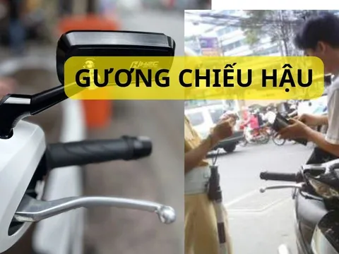 Từ nay người dân đi xe máy bắt buộc có cả 2 gương chiếu hậu, thiếu một bên sẽ bị CSGT phạt, phải không?