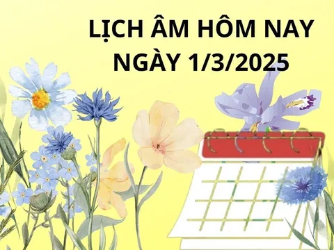 Lịch âm lịch vạn niên ngày 1/3 một ngày xấu cần chú ý tránh hao tài tổn sức