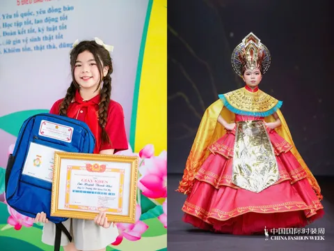 Emily Thanh Như - Mẫu nhí từng gây sốt tại sàn diễn quốc tế đạt danh hiệu  “Cháu ngoan Bác Hồ”