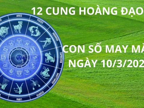 Tử vi ngày 10/3 con số may mắn thu vàng hút bạc cho 12 cung hoàng đạo gặp vận giàu sang