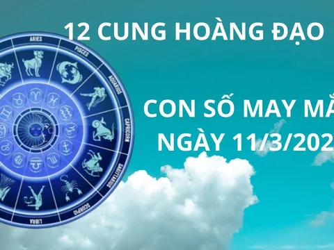 Tử vi ngày 11/3 con số may mắn giàu tài lộc tặng cho 12 cung hoàng đạo nhanh chân đổi đời phút chốc