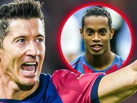 Lewandowski sắp xô đổ kỷ lục của Ronaldinho