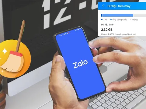 Nhấn vào nút này để giải phóng dung lượng Zalo nhanh chóng, hiệu quả nhất, không làm mất dữ liệu
