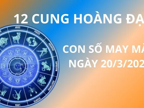 Tử vi ngày 20/3 con số may mắn số vàng tài lộc cho 12 cung hoàng đạo