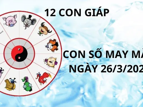 Con số may mắn ngày 26/3 số vàng chiếu mệnh cho 12 con giáp nhận lộc lớn nhỏ tiền danh hội tụ