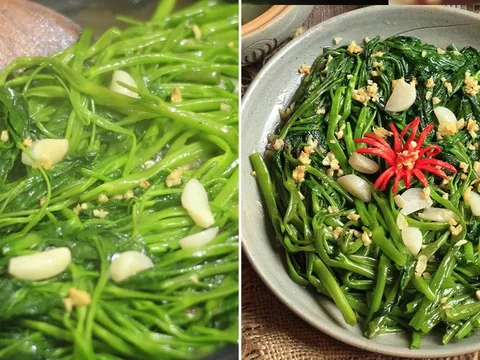 4 mẹo xào rau xanh mướt, giòn ngọt, không bị thâm xỉn