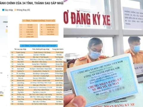 Sau sáp nhập tỉnh thành, người dân có buộc phải cấp đổi Đăng ký xe, Biển số xe không?