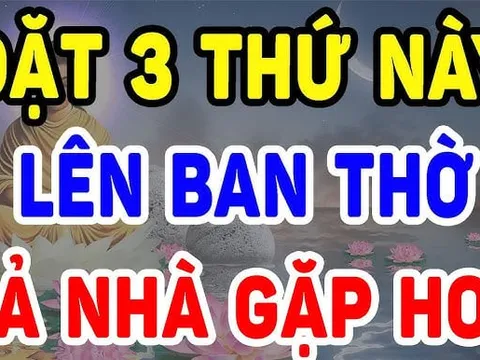 Cứ tiện tay đặt 3 thứ này lên bàn thờ: Gia chủ phạm Tuyệt Tự, lao đao khánh kiệt
