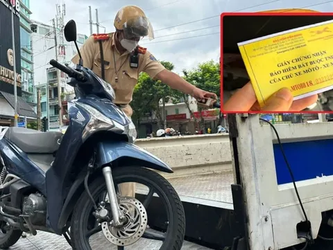 Lái xe ra đường không mang theo bảo hiểm xe máy bắt buộc có bị tịch thu xe không?